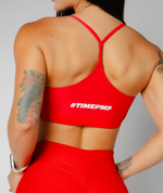 Carregar imagem no visualizador da galeria, Top Vermelho "Energia" – Decote Seguro para Alta Intensidade